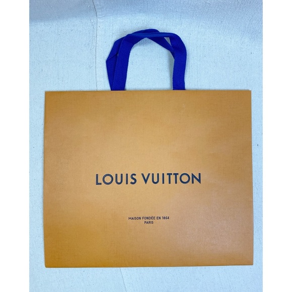 Louis Vuitton Empty Orange LV shopping bag - Picture 1 of 3